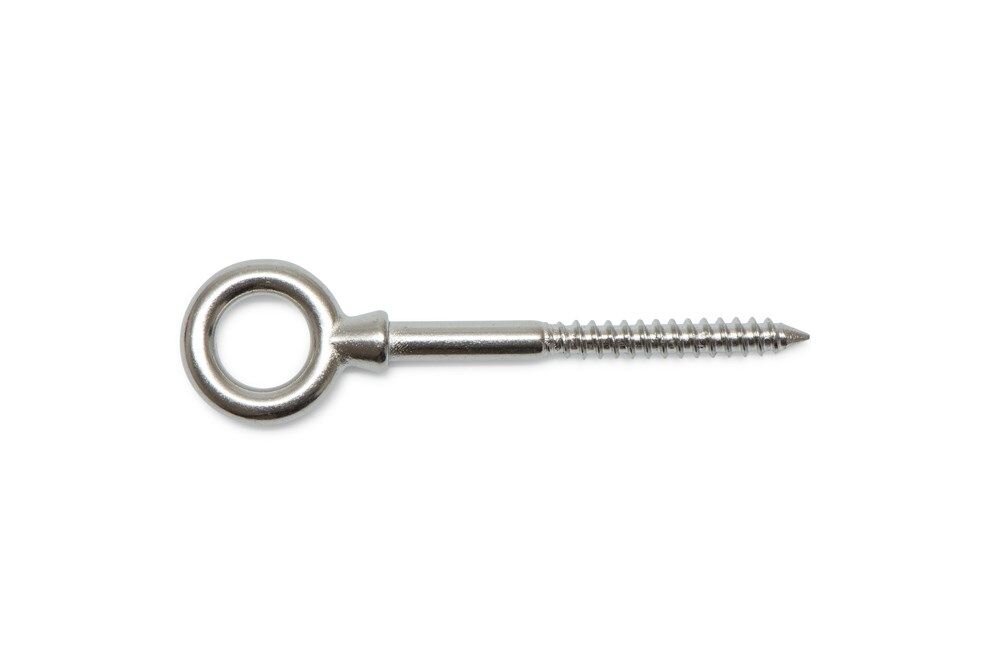 OOGBOUT HOUTDRAAD 8 X 80MM RVS 316