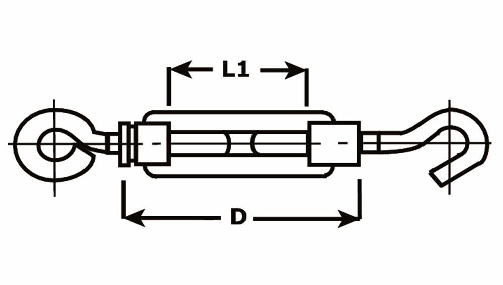 SPANSCHROEF HAAK-OOG 6MM RVS 316