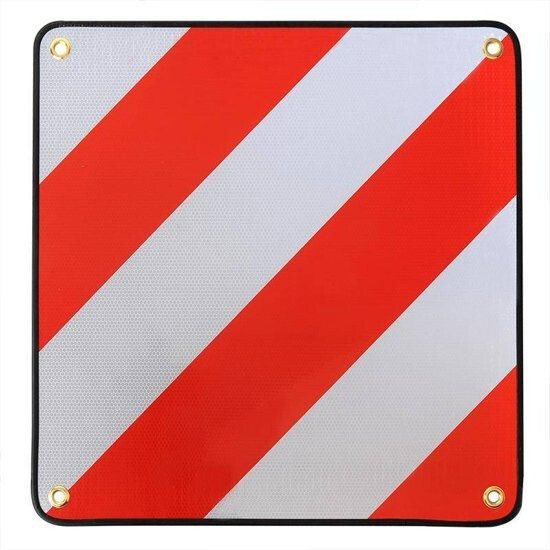 ALUMINIUM LANGVERVOERBORD ROOD/WIT