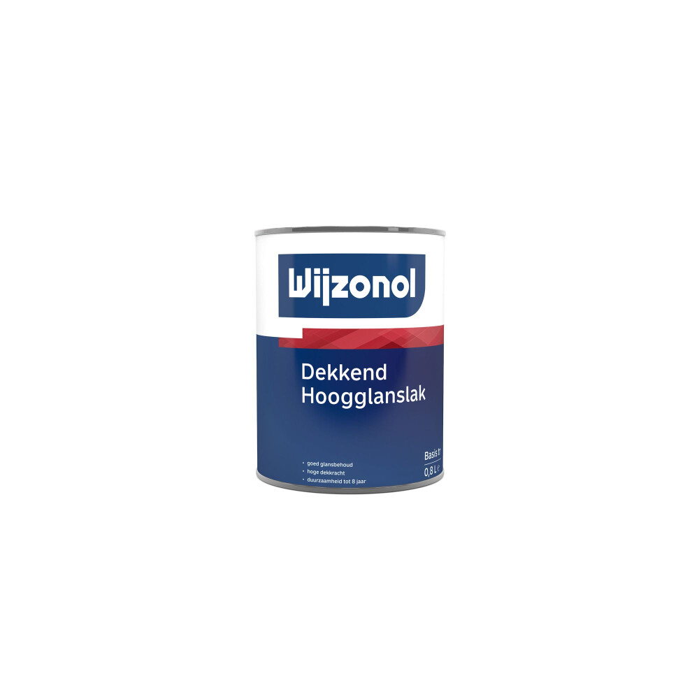 DEKKEND HOOGGLANS LAK ALKYD BASIS TRANSPARANT 0,5 LTR