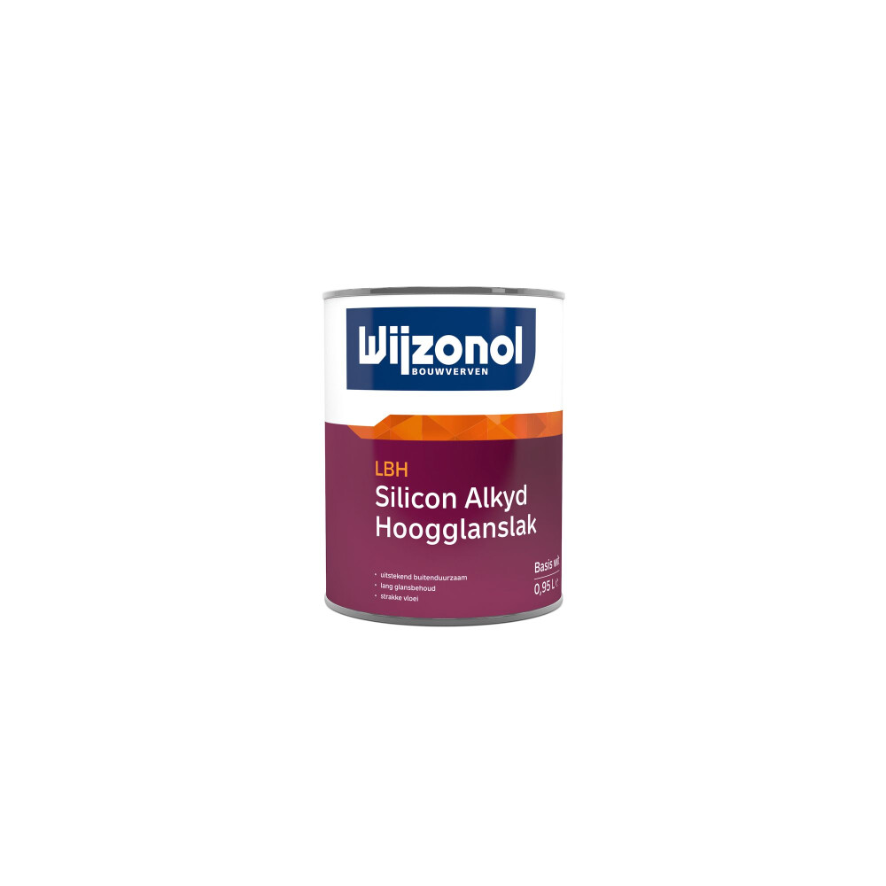 LBH SILICON ALKYD HOOGGLANS BASIS WIT 2,5 LTR