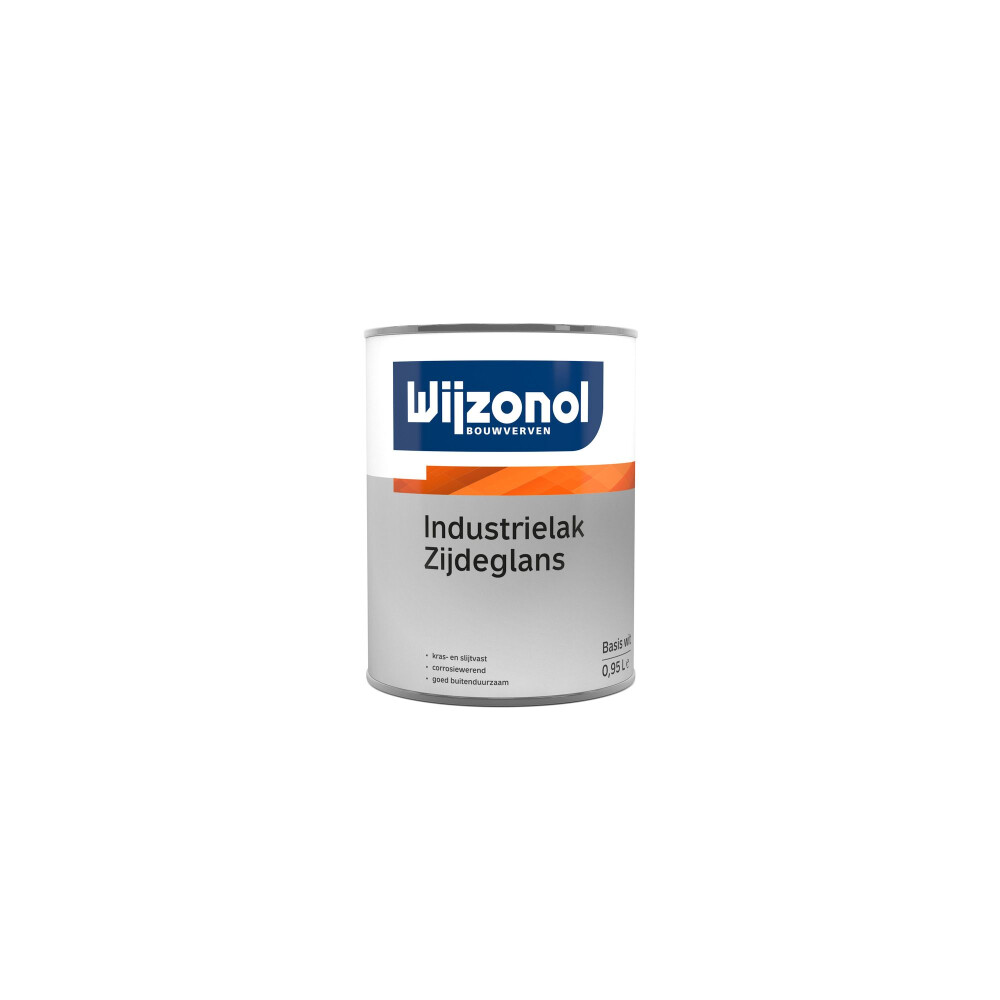 INDUSTRIELAK ZIJDEGLANS BASIS WIT 0,5 LTR