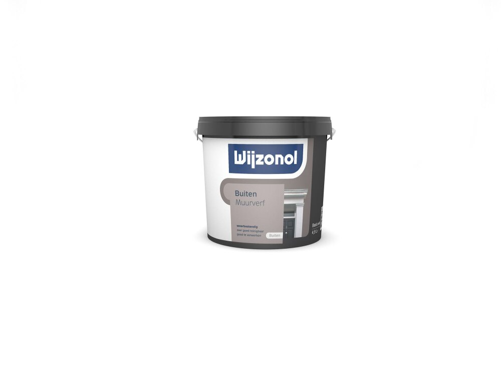 MUURVERF BUITEN BASIS WIT 5 LTR
