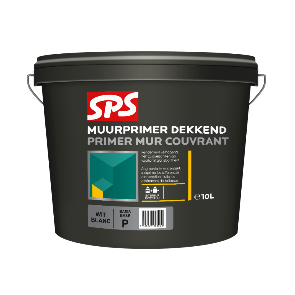 MUURPRIMER WIT 10 LTR DEKKEND