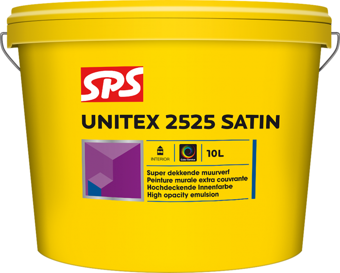 UNITEX 2525 SATIN WIT-BLANC 10LTR