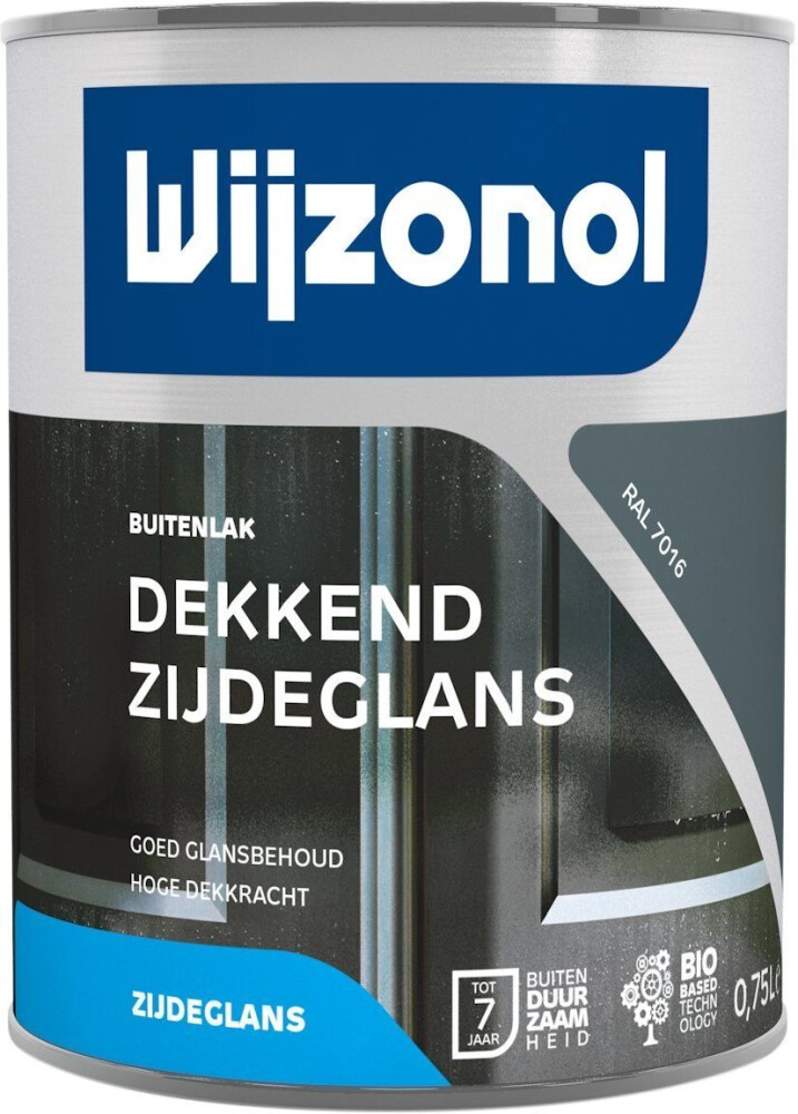 WIJZO DEK ZIJDEGL. RAL 7016 750ML