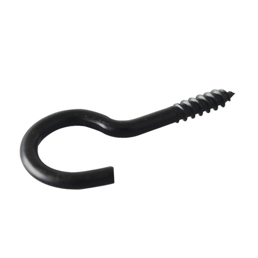 HOMEFIX SCHROEFHAAK ZWART 100MM (2)