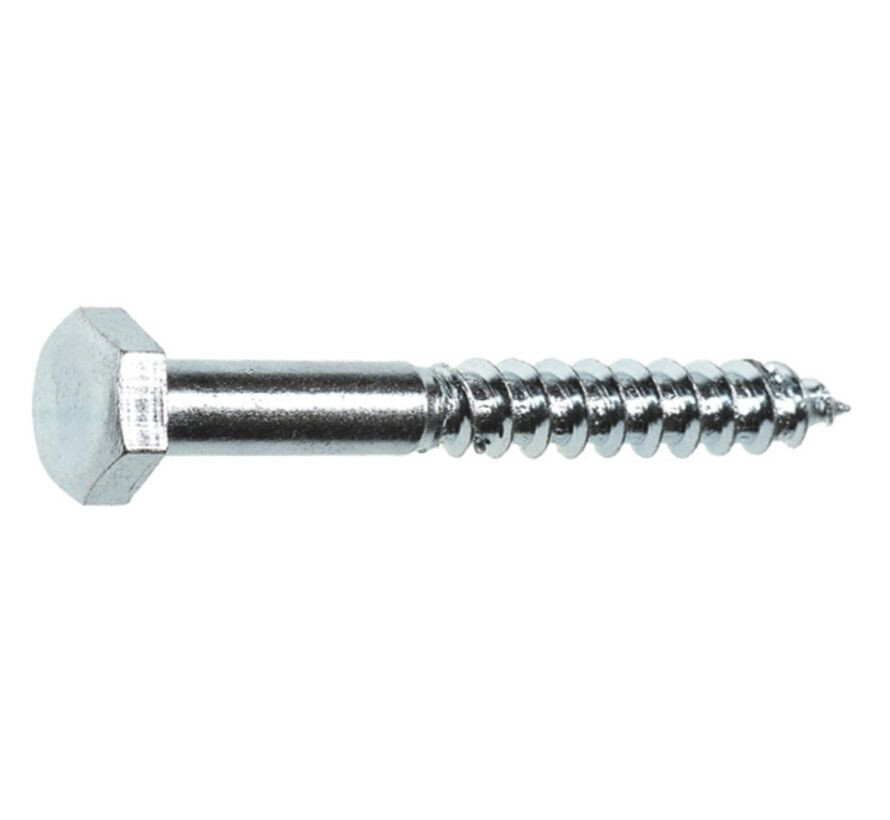 HOUTDRAADBOUT DIN 571 4.8 VZ 12X50