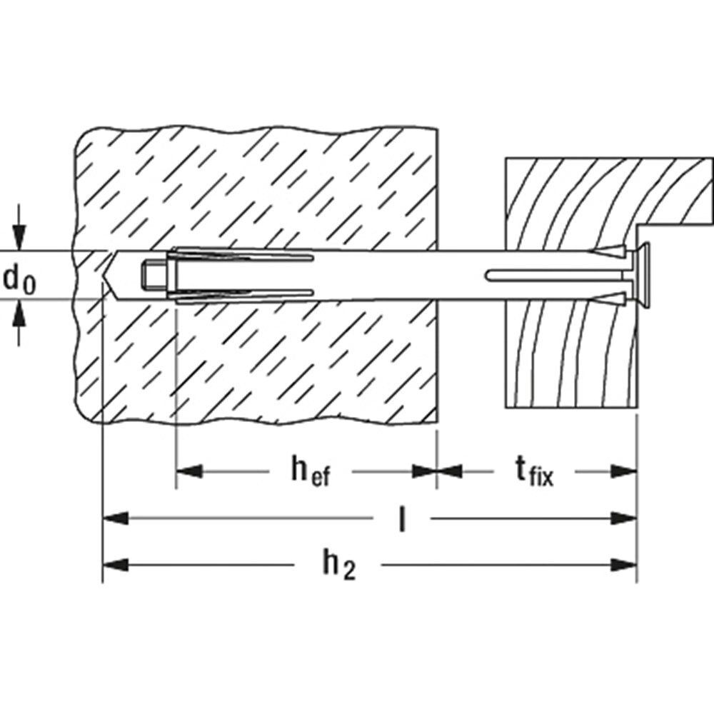 KOZIJNPLUG 10 X 152MM