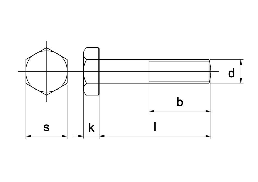ZESKANT BOUT DIN 931 8.8 VZ M 10X80