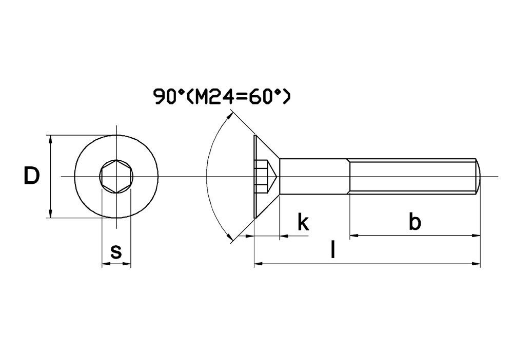 BINNENZESKANT BOUT 7991 10.9 VZ M 6X30