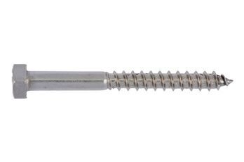 HOUTDRAADBOUT DIN 571 RVS A2 8X80