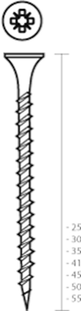 GIPSPLAATSCHROEVEN (STRIP) 3,5 X 45MM
