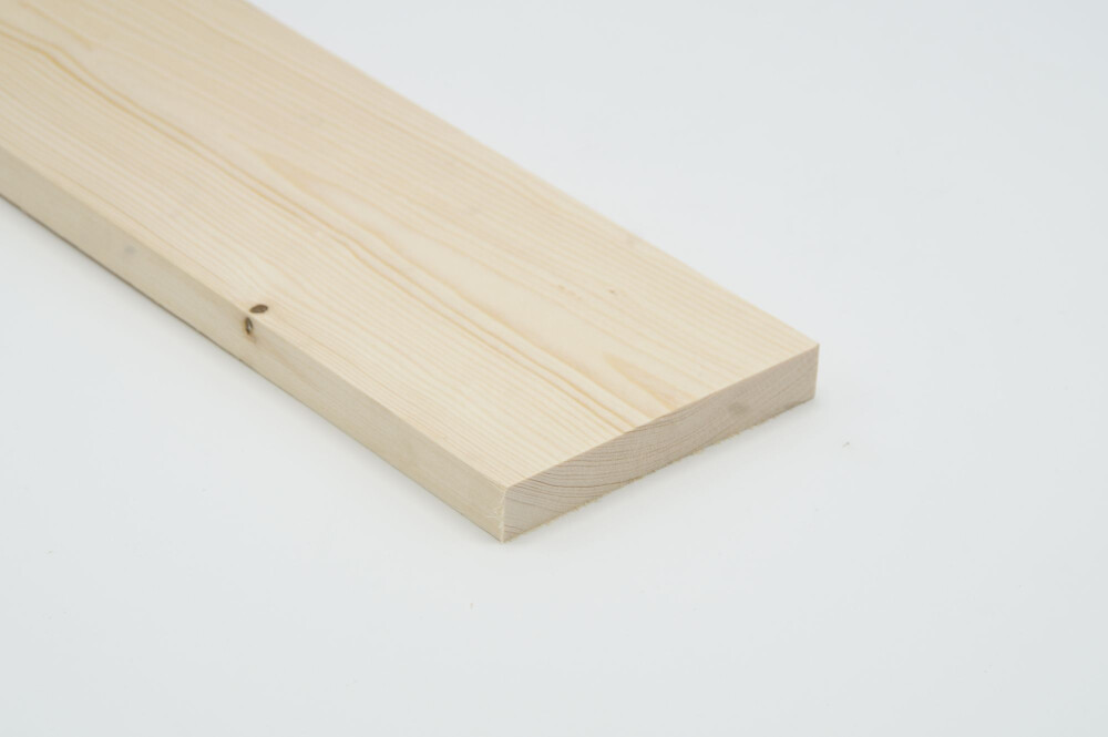 VUREN PLANK 18MM X120MM GESCHAAFD
