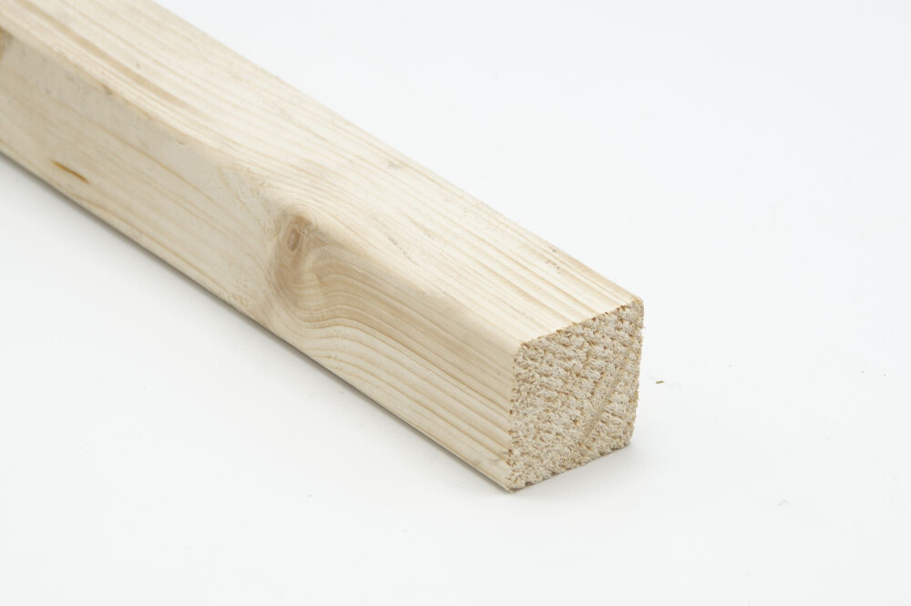 VUREN REGEL 45MM X 45MM GESCHAAFD
