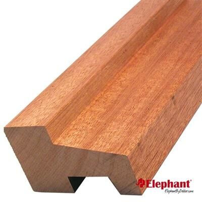 MERANTI KOZIJNHOUTPROFIEL 66 X 110MM ONDERDORPEL VOLHOUT