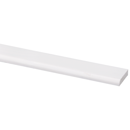 AFDEKLIJST GRENEN 5X22MM WIT 270CM