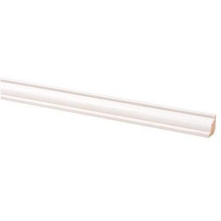 PLAFONDLIJST GRENEN 16X16MM WIT 270CM
