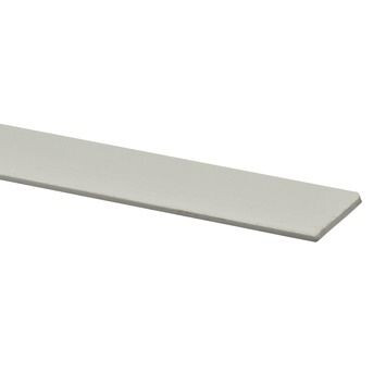 KUNSTSTOF AFDEKPROFIEL 2X20MM WIT 260CM