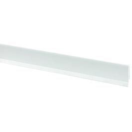 AFWERKPROFIEL KUNSTSTOF 30X4MM WIT 260CM