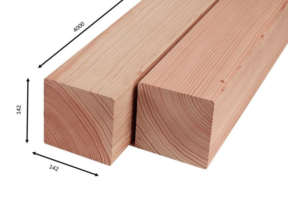 DOUGLAS GESCHAAFD 142MM X 142MM X 3000MM