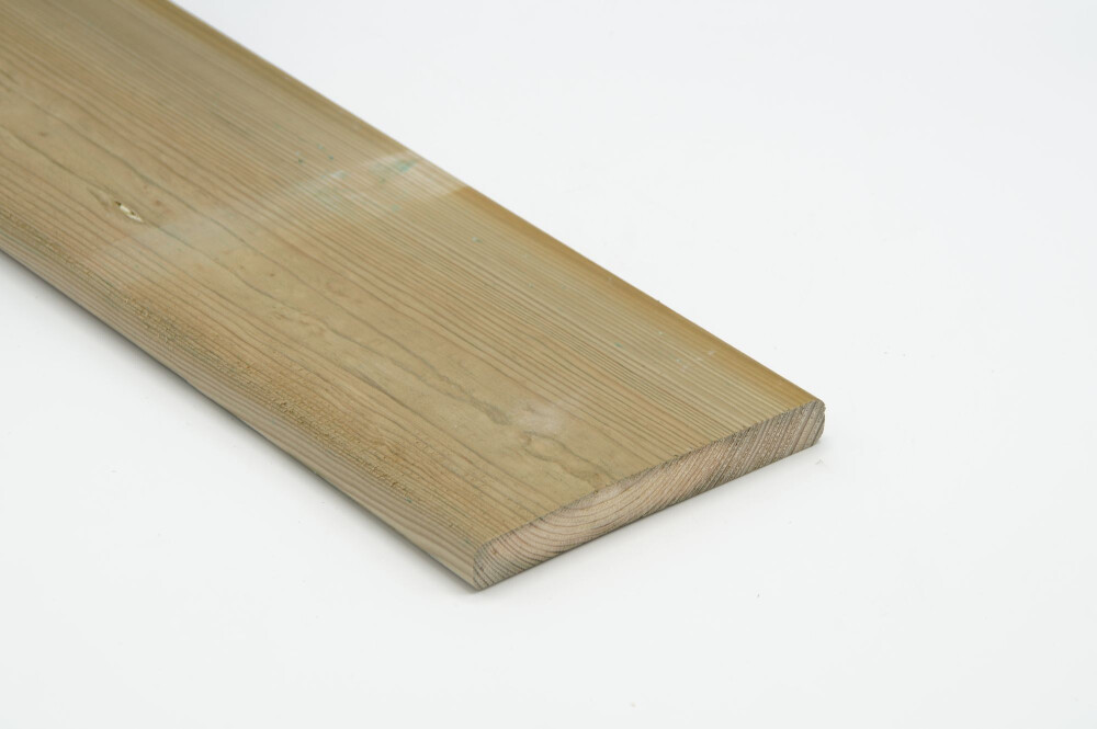 VERDUURZAAMDE PLANK GROEN 17MM X 140MM GESCHAAFD