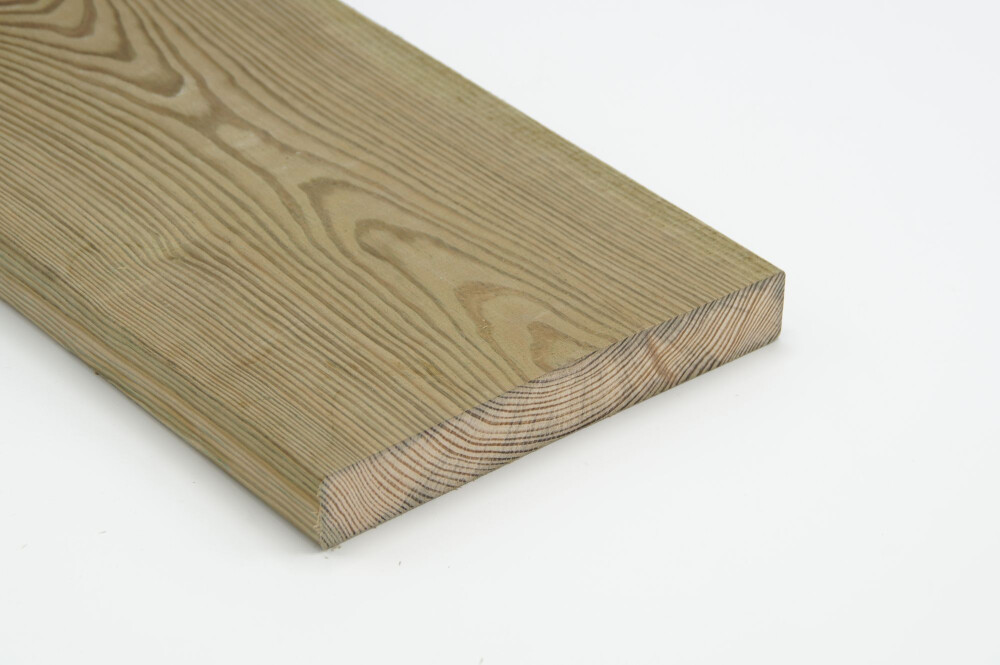 VERDUURZAAMDE PLANK GROEN 28MM X 195MM GESCHAAFD