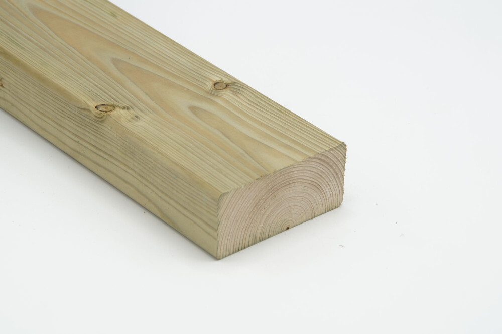 VERDUURZAAMDE BALK GROEN 45MM X 95MM GESCHAAFD