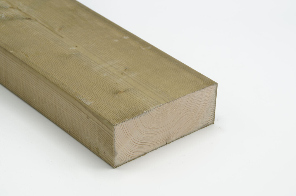 VERDUURZAAMDE BALK GROEN 57MM X 156MM GESCHAAFD