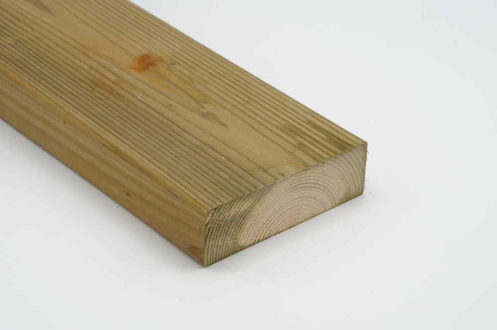 VERDUURZAAMDE BALK GROEN 45MM X 120MM GESCHAAFD