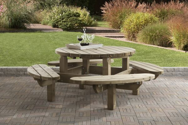 PICKNICKTAFEL (0414) ROND 210CM