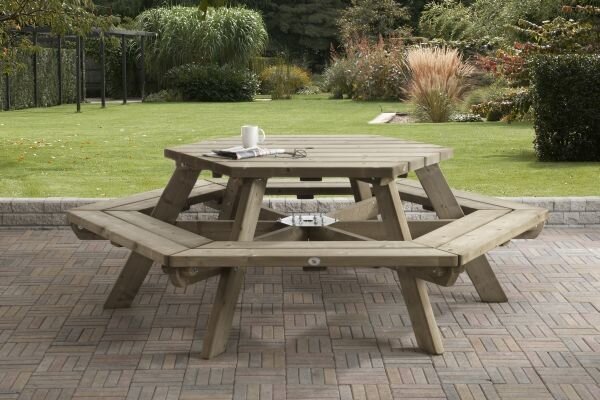 PICKNICKTAFEL (0438) ZESHOEK 225CM