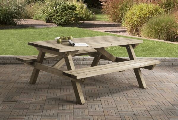 PICKNICKTAFEL (0406) 160 X 180CM