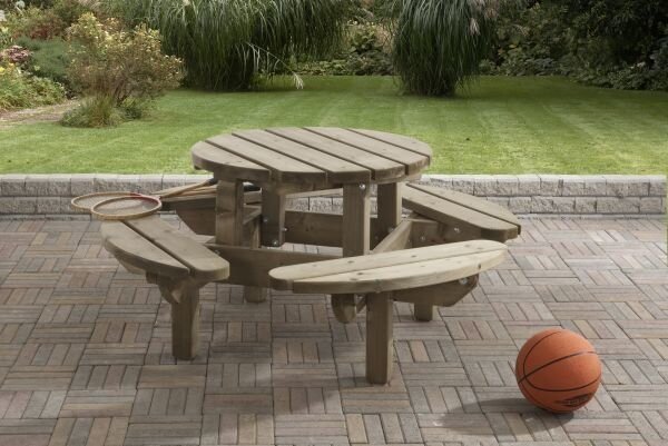 KINDER PICKNICKTAFEL (0415) ROND 130CM