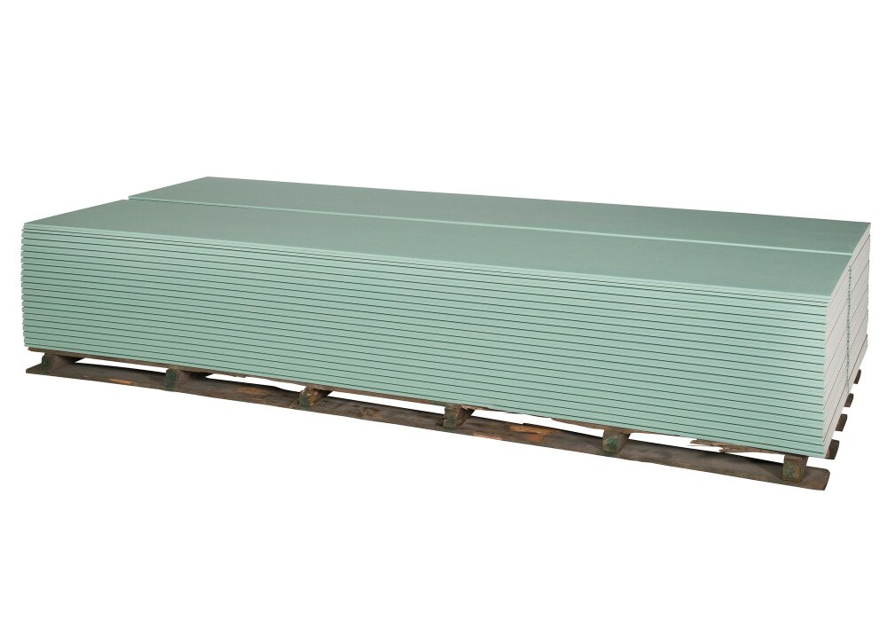 WAND GIPSPLAAT 1200MM X 2800MM X 12,5MM AK GROEN WATERVAST