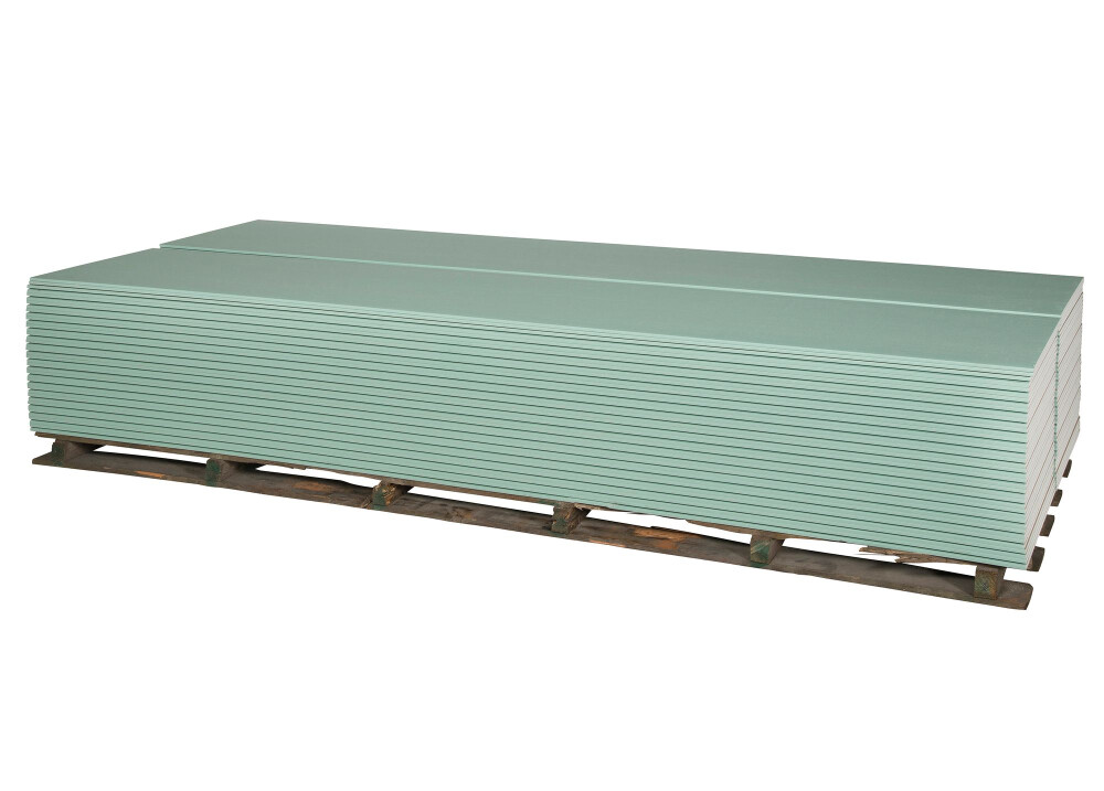WAND GIPSPLAAT 600MM X 3000MM X 12,5MM AK GROEN WATERVAST