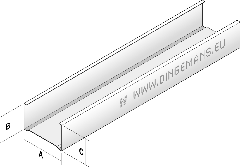 STALEN C-PROFIEL C-75 L=3600MM