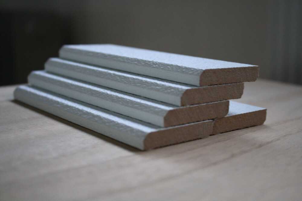 AGNES 1 STEP PLAFONDLIJST STUCCO WIT