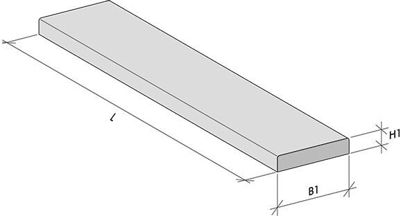 HOLONITE BINNENDEURDORPEL 100 X 12 X 2CM ANTRACIET 07