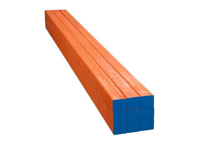 PROF ORANJE METSELPROFIEL 66X76MM 395CM