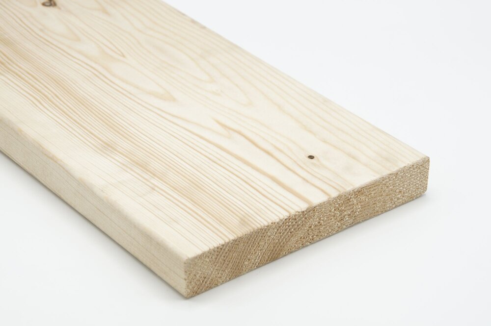 VUREN PLANK 33MM X 220MM GESCHAAFD
