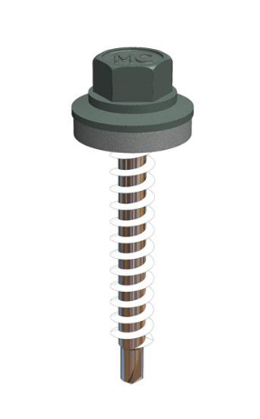 DAKPANPROFIELPL. SCHROEF 4,8X35 RAL 9005