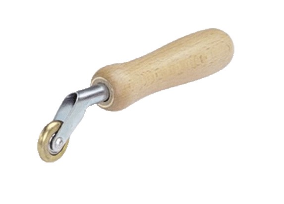 MB COVER AANDRUKROL MESSING 6 X 28MM