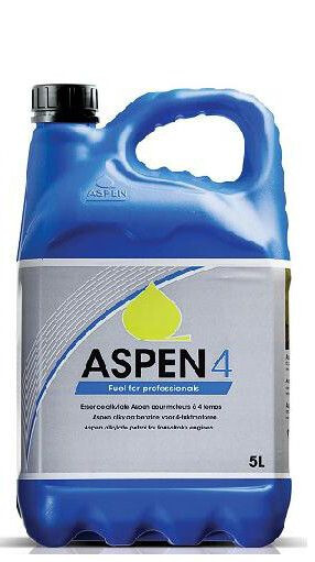 ASPEN BENZINE 4 TAKT 5 LITER BLAUW
