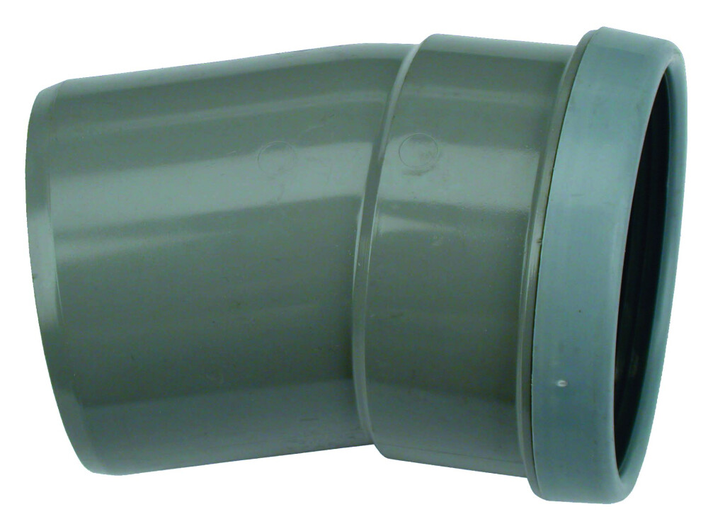 PVC RUBBER MANCHET BOCHT 400MM 15° M/S