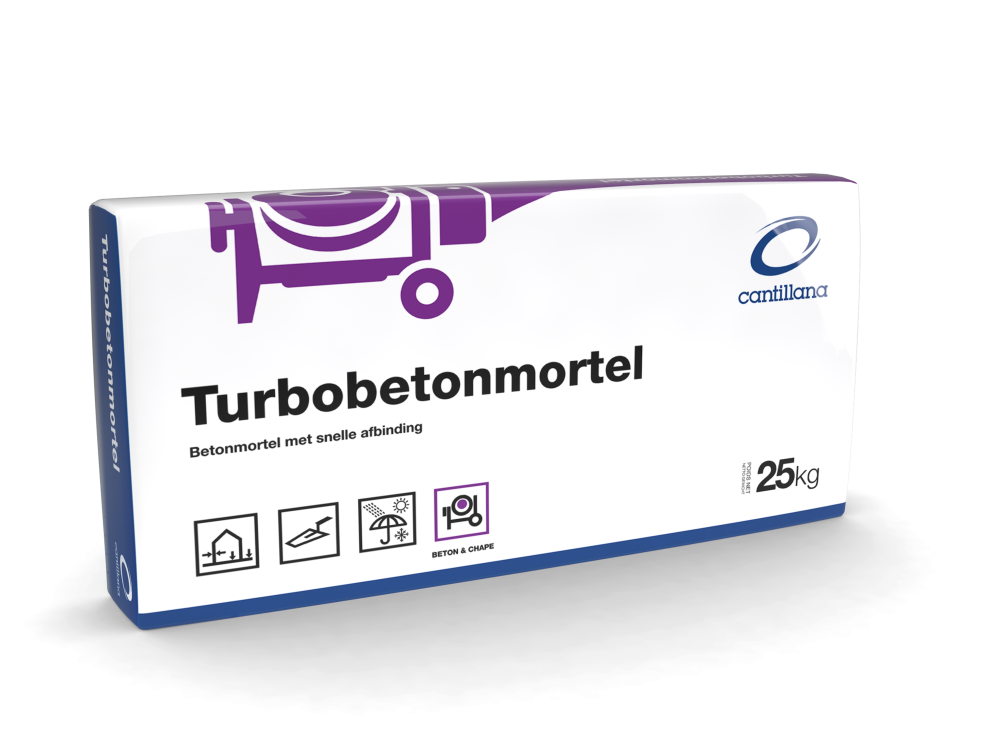 TURBO BETON MORTEL 25 KG