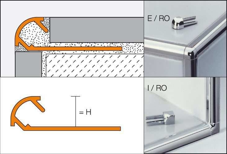 RONDEC-ACG BUITENHOEK ALU CHROOM GLANS ED/RO80ACG