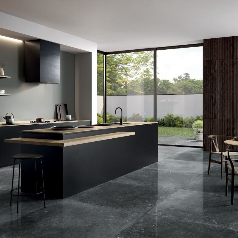 VLOERTEGEL NORDIK STONE BLACK 120X120