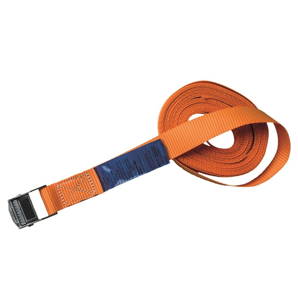 OMSNOERBAND MET GESP 25MM X 10MTR ORANJE