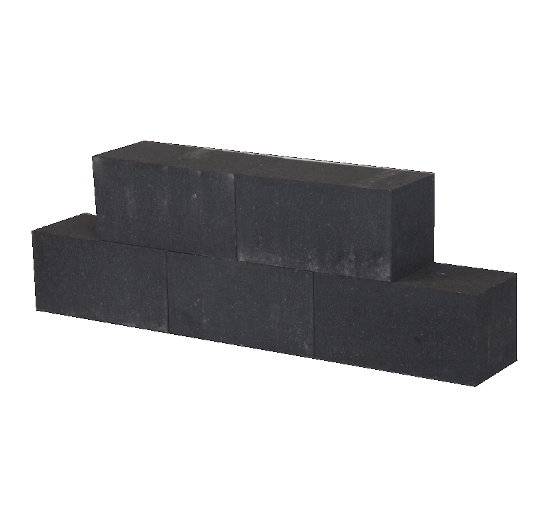 PATIOBLOK ANTRACIET 60 X 15 X 15CM STRAK